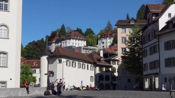 Sankt Gallen Svizzera Maggio 2020 San Gallo Una Città Sud — Video Stock