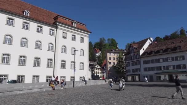 Sankt Gallen Zwitserland Mei 2020 Gallen Een Stad Ten Zuiden — Stockvideo