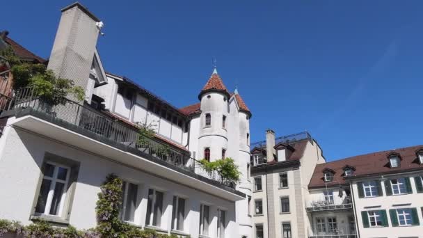 サンク ガレン スイス 2020年5月7日 サンク ガレンは スイス北東部のコンスタンス湖の南に位置する都市です 旧市街中心部 — ストック動画