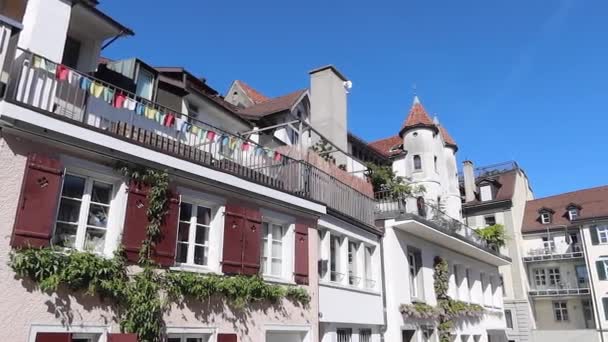 Sankt Gallen Switzerland Maj 2020 Gallen Stad Söder Bodensjön Nordöstra — Stockvideo