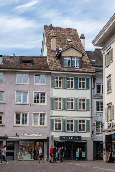 Винтертур Швейцария Мая 2020 Года Изображение Исторического Старого Города Винтертур — стоковое фото