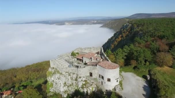 Socerb Slovenien November 2015 Socerb Gränsen Till Italien Och Domineras — Stockvideo