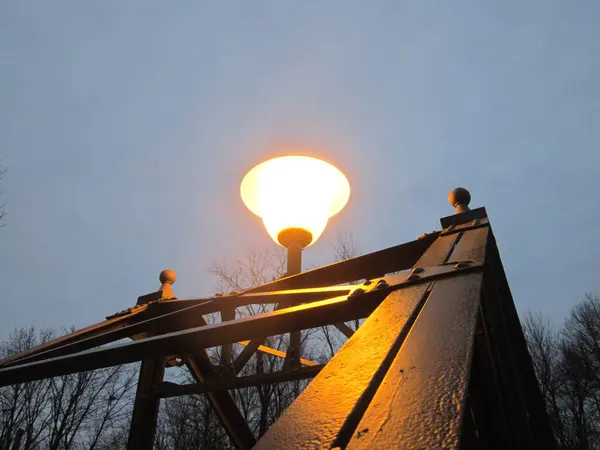 Light Dark Kronstadt — Stock Photo, Image