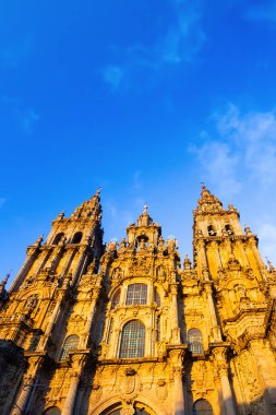 Santiago de Compostela Katedrali 'nin manzarası