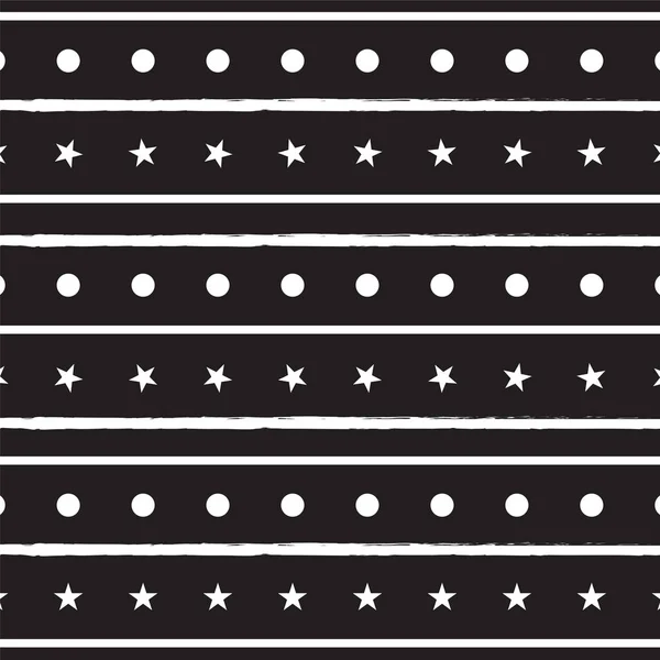 siyah beyaz çizgi daire ve yıldız desen arka plan