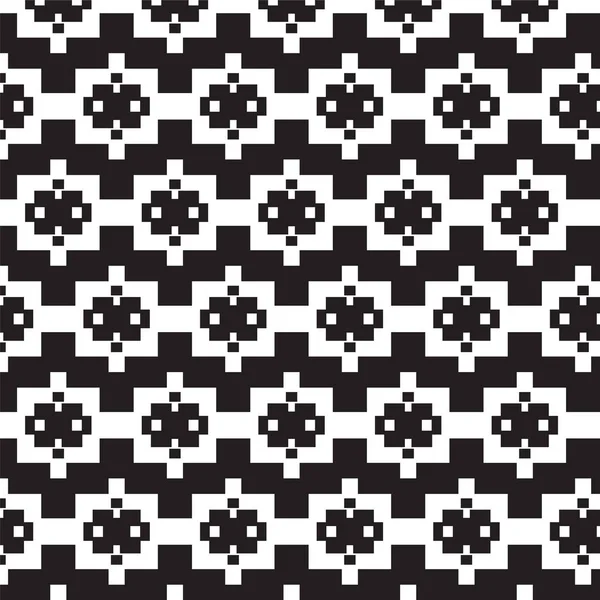 A fehér négyzet, a kis fehér négyzet alakú mintázat ba fekete négyzet — Stock Vector
