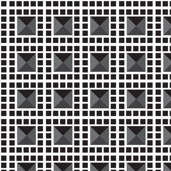 siyah mozaik çerçeve gri gölge üçgen desen arka plan ile