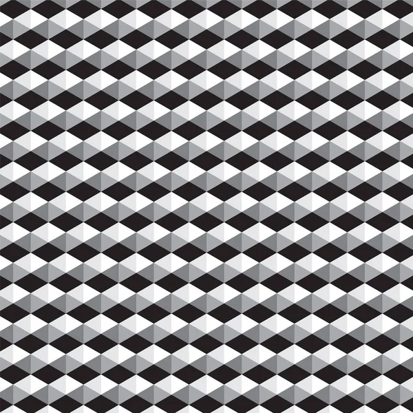 Μαύρο και άσπρο πολύγωνο με γκρι απόχρωση μοτίβο φόντου — Διανυσματικό Αρχείο