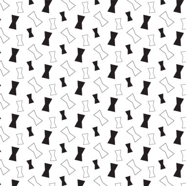 siyah ve beyaz vazo şekil desen arka plan