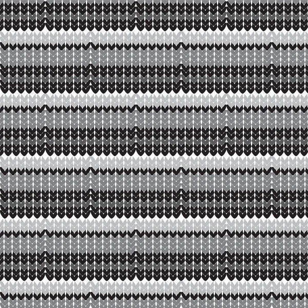 Negro y plata sombra horizontal rayas tejer superpuesto pa — Archivo Imágenes Vectoriales