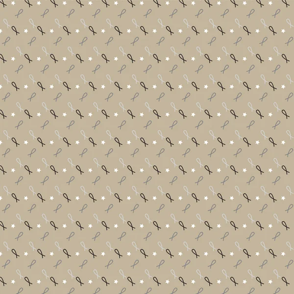 siyah ve gümüş haç işareti küçük beyaz yıldız desenli gölge