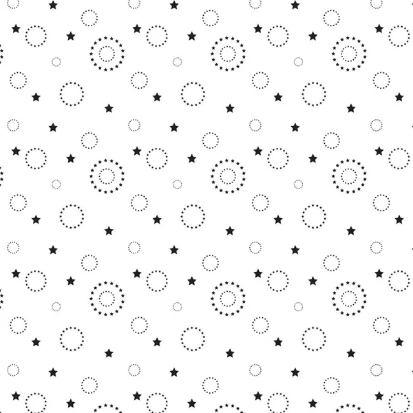 Star dağınık ve daire içinde desen arka plan döndürülmüş