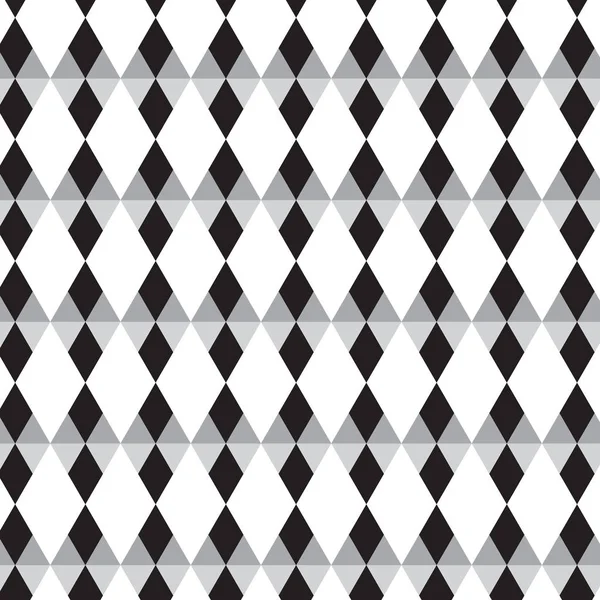 Μαύρο άσπρο, και ασημί απόχρωση diamond και το τρίγωνο σχήμα μοτίβο — Διανυσματικό Αρχείο