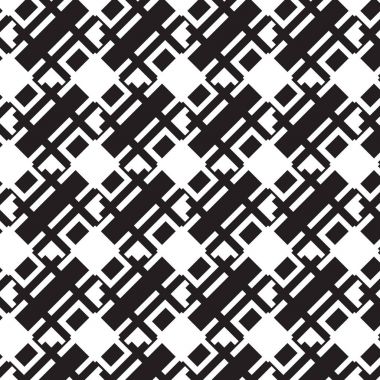 siyah dikdörtgen şekli Beyaz elmas şekli pa ile çapraz çapraz