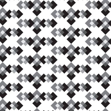 siyah beyaz ve gümüş gölge elmas örgü hattı desen arka planda