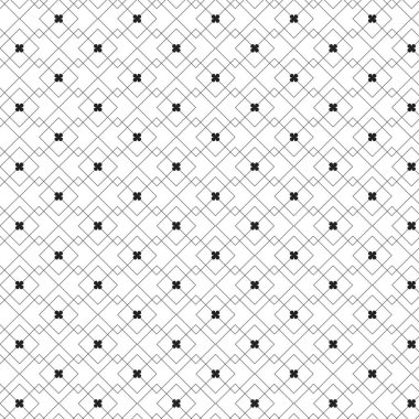 Doğrusal eşkenar dörtgen yatay çizgili siyah çiçek desen arka plan ile