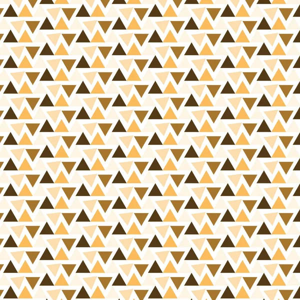 Turuncu kahverengi üçgen flip çizgili desen arka plan — Stok Vektör