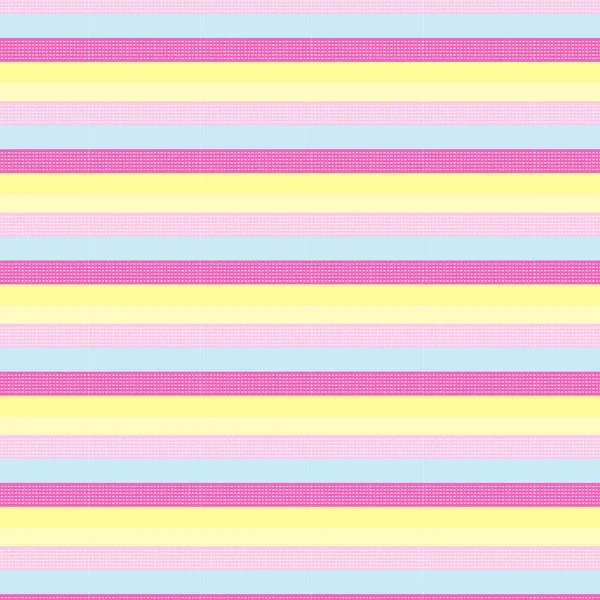 Bílá tečkovaná čára na růžové a měkké růžové pruhované s sladké pastelové barevné pruhované pozadí — Stockový vektor