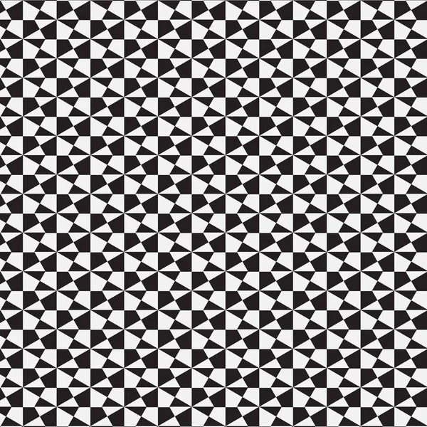 블랙 화이트 삼각형 패턴 배경 — 스톡 벡터