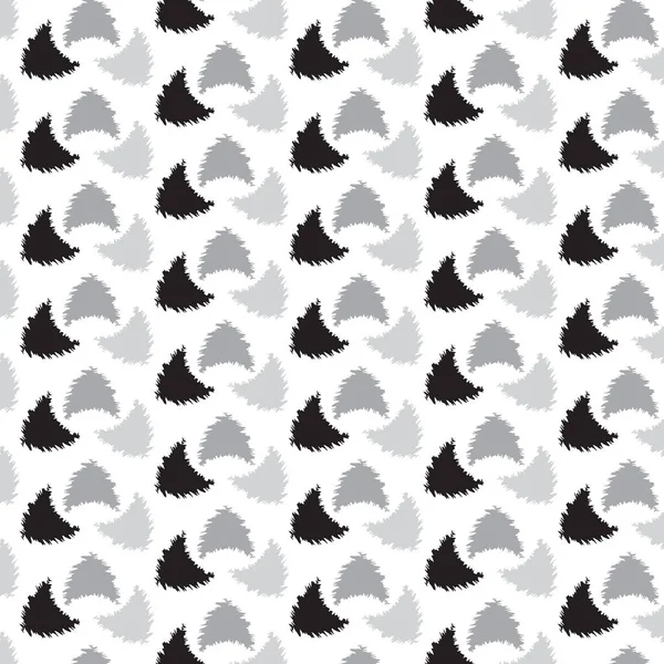 Schwarz Silber Raues Dreieck Form Muster Hintergrund Vektor Illustration Bild — Stockvektor