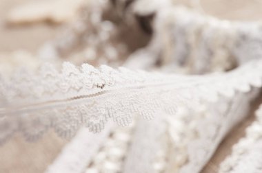 Beyaz dantel arka plan