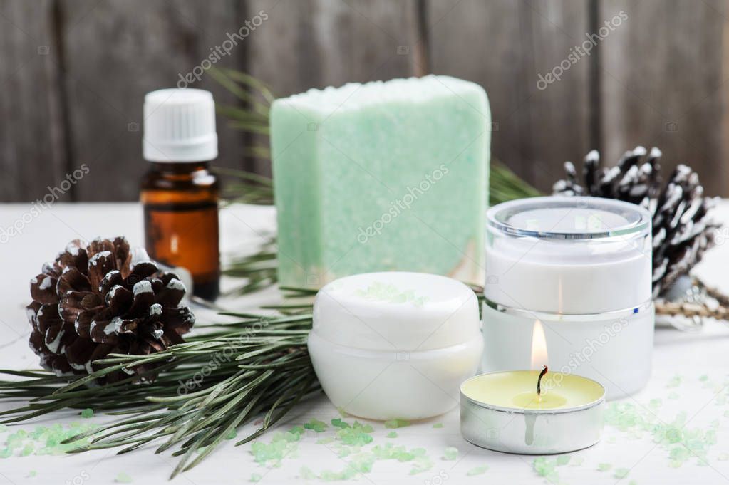 Beauty products and handmade soap