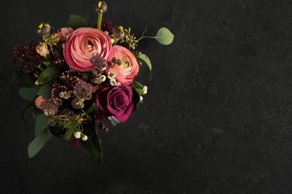 장미와 라의 꽃 arangement — 스톡 사진