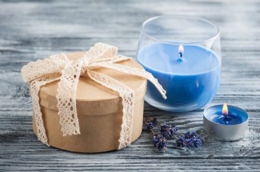 Yay, lavanta ile el hazırlanmış hediye 