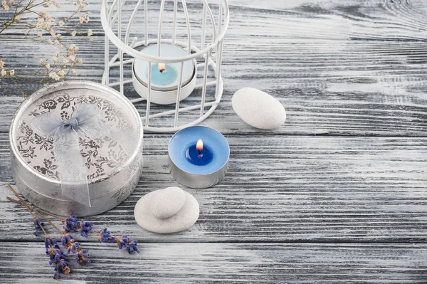 Yay, lavanta ile el hazırlanmış gümüş Hediyelik 