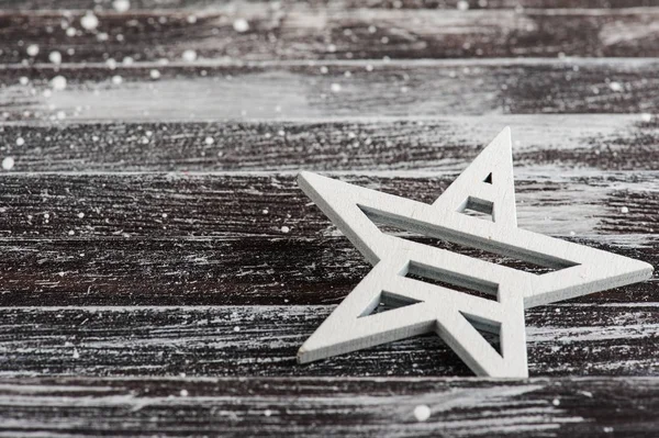 Noel yıldızı ve eski püskü arka plan