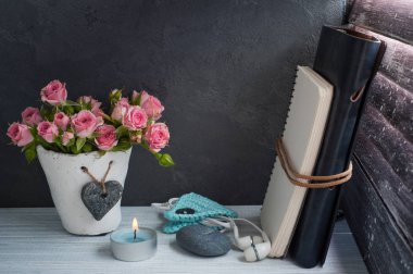 Geri okul arka plan için dizüstü bilgisayarlar ile