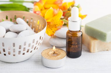 Sabun ile Spa kompozisyon