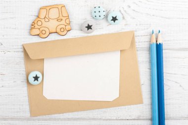 Mavi dekorasyon, düğmeleri