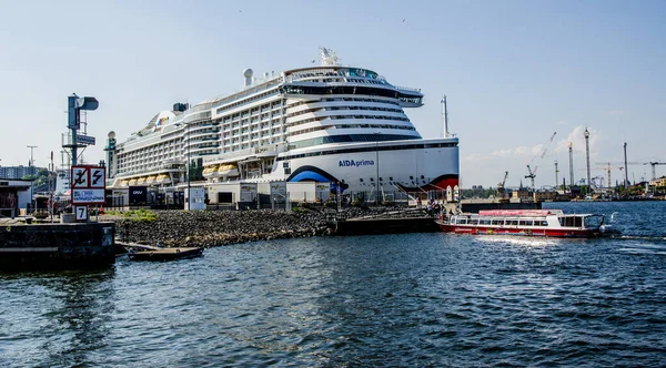 Cruising Ship Dock Stockholm Sweden — Stock Photo, Image