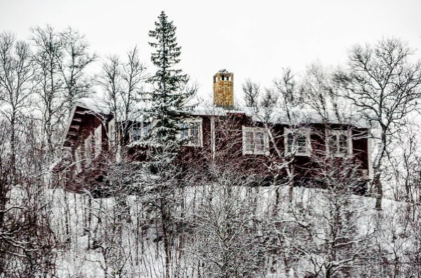 Cottage Storlien Suécia Pertence Rei Sueco Carl Xvi Gustaf — Fotografia de Stock