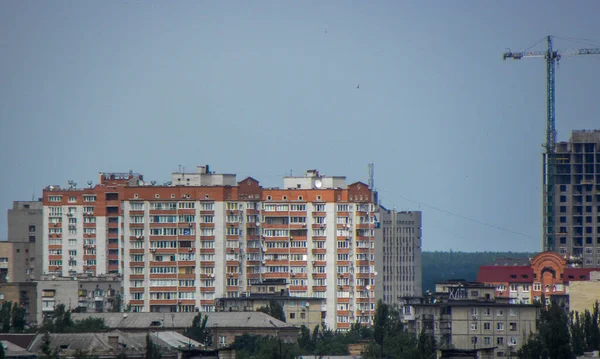 Budynek Mieszkalny Kijowie Ukraina — Zdjęcie stockowe