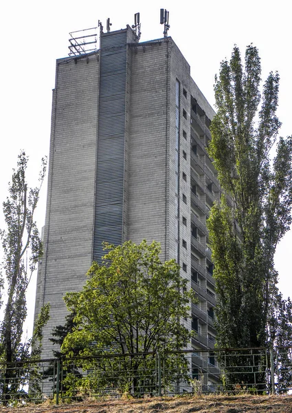 Edifício Residencial Kiev Ucrânia — Fotografia de Stock