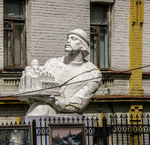 Andrijivskyjstreet Ist Eine Touristenfalle Auf Dem Flohmarkt Kiew Ukraine — Stockfoto