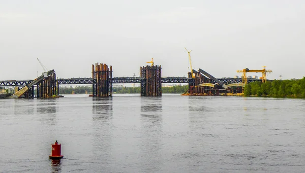 Building Bridge Kiev Ukraine — Stock Photo, Image