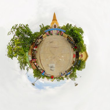 Daire panorama büyük pagoda genel Tapınağı