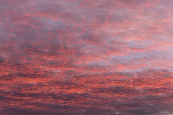 Nube roja en el cielo — Foto de Stock