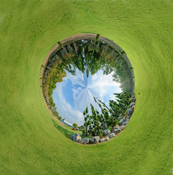 Kruh Panorama veřejný park — Stock fotografie