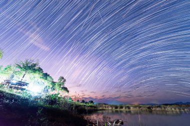 üzerinde sky Star yollar