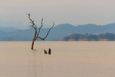 Göl Manzaralı sabah zamanında
