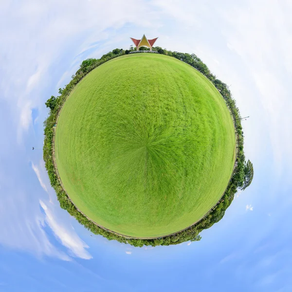 Cirkel Panorama av offentlig park — Stockfoto