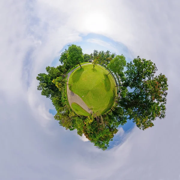 Cirkel Panorama av offentlig park — Stockfoto