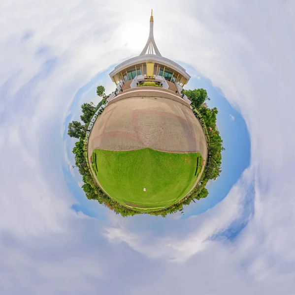 Panorama de Círculo de parque público — Fotografia de Stock