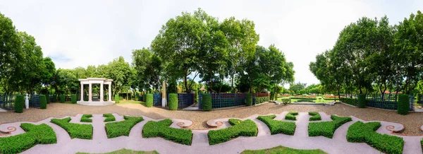 Panorama park publiczny — Zdjęcie stockowe