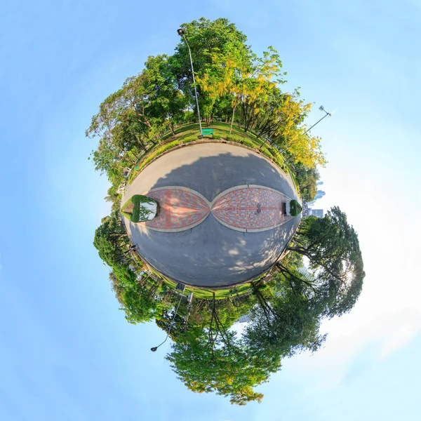 360 panorama veřejný park — Stock fotografie