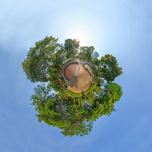 360 panorama veřejný park — Stock fotografie